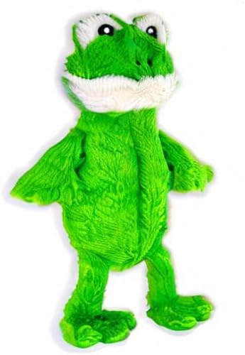 FGA MARKETPLACE Frog Flat NO Stuffing NO Squeak Plush Dog Toy, Funny Style Will Entertain Your Dog for Hours, Recommended for Small and Medium Dog 21 INCH Long