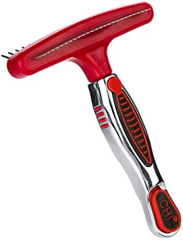 CHI for Dogs Double Sided Shedding Rake And Blade | Best Grooming Tools for Dogs With All Types of Hair | Pet Grooming Brush for Shedding, Safe Dematting