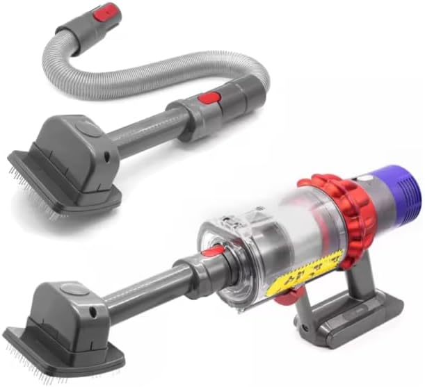 Goodsby Pet Grooming Kit Brush Attachment for Dog Cat Hair Shedding Compatible with Dyson V7 V8 V10 V11 V12 V15 Animal Vacuum Cleaner