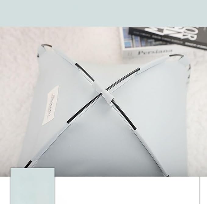 Cute Cat Teepee Cave, Cat Tent Foldable Indoor Outdoor with Thick Mat,Puppy Bed Tent,Bunny Pet Tent Teepee,Portable Dog House Teepee Tent, Cat Bed,Dog Bed Tent,Puppy Bunny,Pet Tent Teepee (J, S)