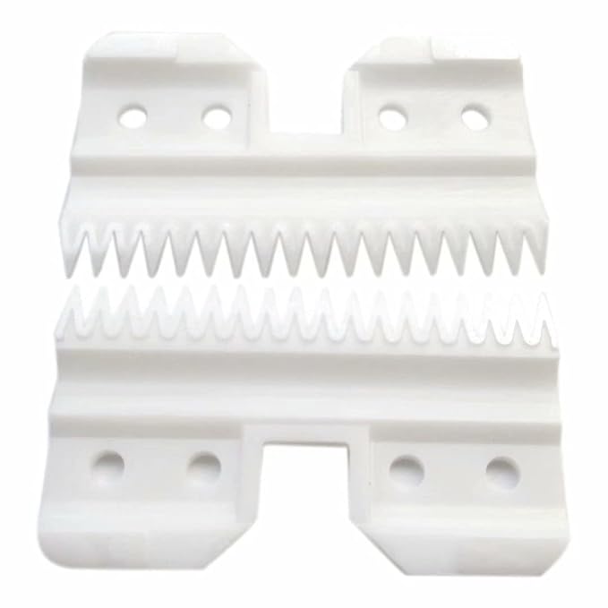 2pcs 18Teeth Ceramic Blade Fast Feed Clippers Replacement Blades for A5 Grooming Cutter Series, 18Teeth Andis Blade Parts (3F/3FC, 4F/4FC, 5F,/5FC, 7F/7FC, 3#, 4#, 5#,7#, 8.5#, 9#, 10#)