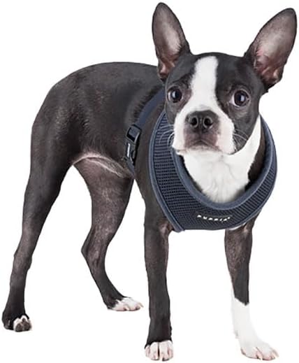 Authentic Puppia Soft Harness, Grey, XX-Large