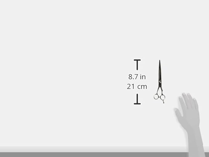 Master Grooming Tools 5900 Series Japanese Stainless Steel Shears — High-Performance Shears for Grooming Dogs - Curved, 7½"