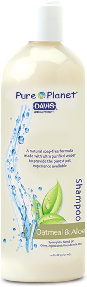 Davis Pure Planet Oatmeal & Aloe Pet Shampoo, 16 oz