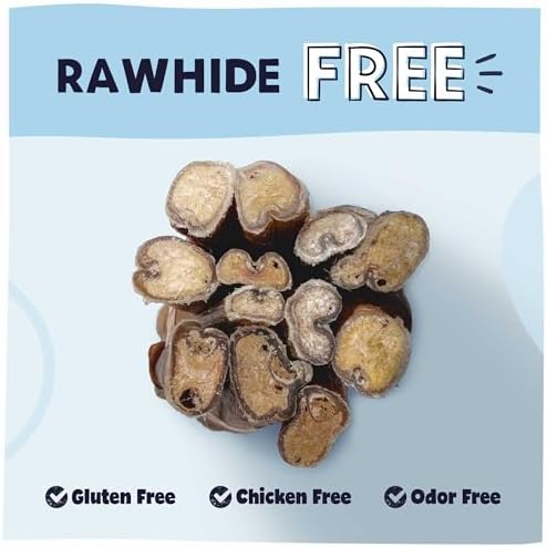 Pawstruck Premium 5-8" Bully Sticks for Dogs, 1 lb Bag - 100% Digestible Natural Beef Low Odor Long Lasting Chew for Medium Large Dogs - Single Ingredient Rawhide Free Treat Enrichment