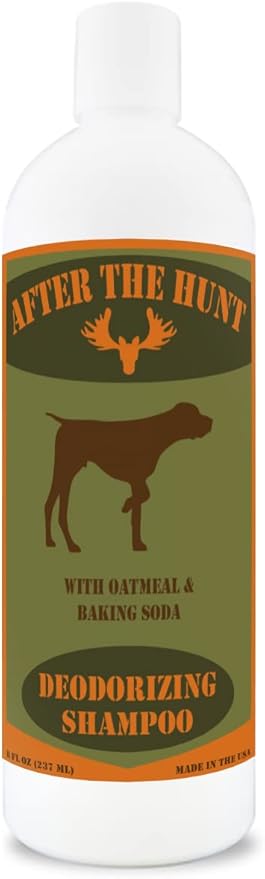 After The Hunt Oatmeal Baking Soda Deodorizing Dog Shampoo 8 oz