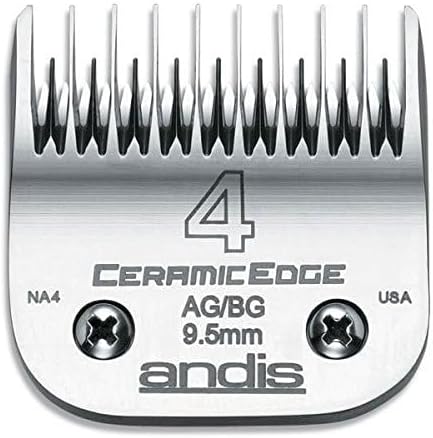 Andis Stainless Steel Pro Quality Grooming Ceramic Edge Clipper Blades Choose Size !(# 7FC Finish Blade = 3.2mm)