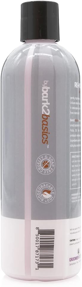 Bark2Basics Re-Moisture Dog Conditioner, 16 oz - Aloe Vera Infused, Adds Moisture, Hydrates Dry Itchy Skin, Sensitive Skin or Allergies, Professional, Aids in DeShedding