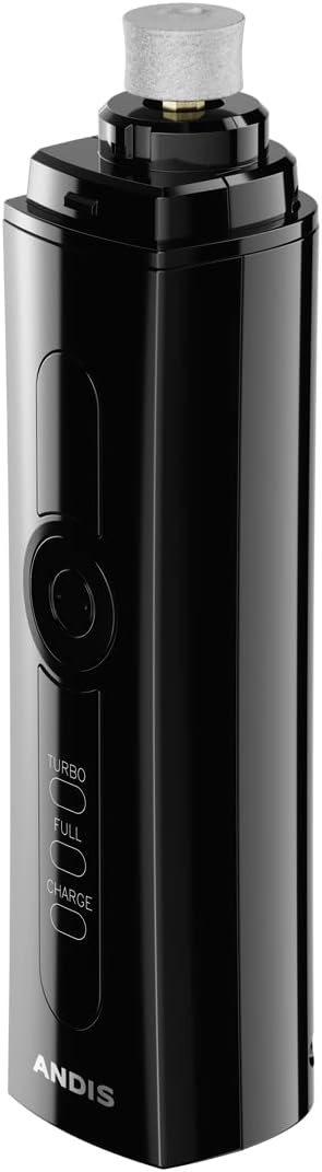 Andis Professional 2-Speed Cord/Cordless Animal Nail Grinder with Rechargeable Lithium-Ion Battery, Black, 66750