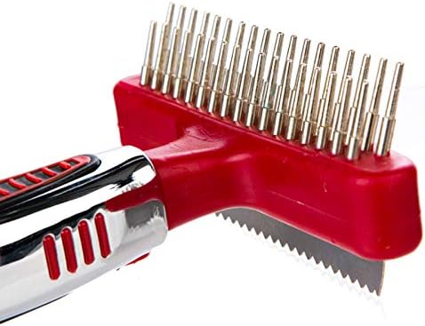 CHI for Dogs Double Sided Shedding Rake And Blade | Best Grooming Tools for Dogs With All Types of Hair | Pet Grooming Brush for Shedding, Safe Dematting