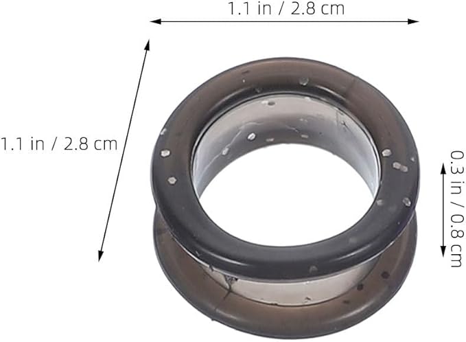 Hemoton 10pcs Soft Silicone Scissor Finger Rings,Rubber Pet Shears Thumb Inserts,Scissors Finger Protector Grips for Dog Hair Cutting,Salon Scissor Parts,Ring Scissor Accessories