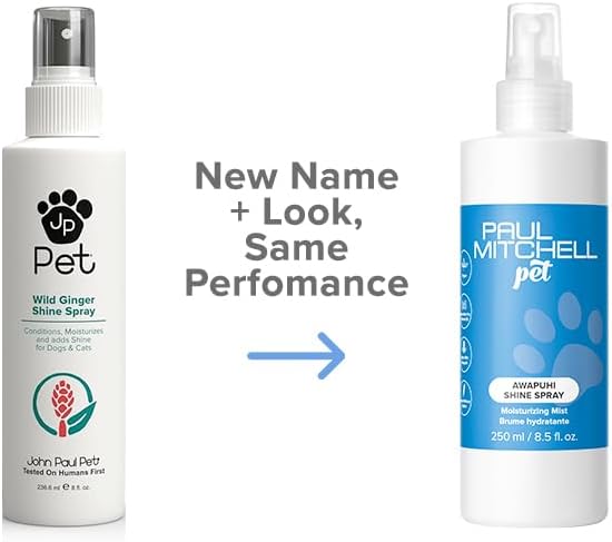 Awapuhi Shine Spray, Moisturizing Mist, Grooming Spray for Dogs, 8.5 fl. Oz