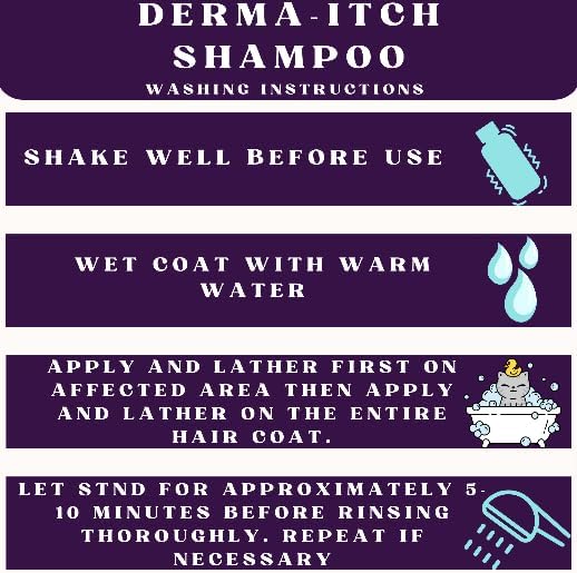 Derma-Itch Benzoyl Peroxide 3% Shampoo for Dogs 12 oz.