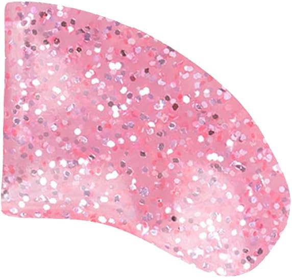 40-Pack Soft Nail Caps for Dogs Claws Pink Glitter Small
