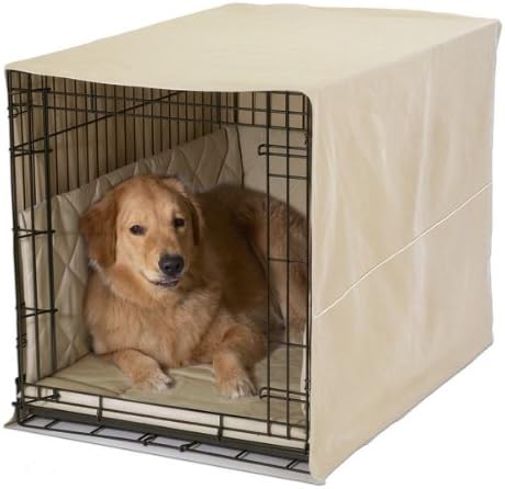 Pet Dreams Dog Crate Cover, Breathable, Dog Kennel Cover, Single Door, Dog Cage Covers for Dog Crates, Fabric Dog Crate Covers (Fits iCrates 18, 24, 30, 36, 42, 48 inches)