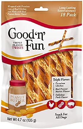 Good ’n’ Fun Triple Flavor Twists, 18 Count (Pack of 3)
