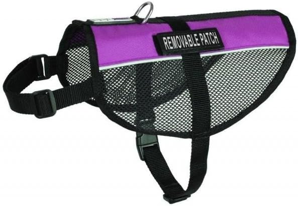 Deaf Dog Service Dog mesh Vest Harness Cool Comfort. Purchase Comes with 2 Reflective Deaf Dog Removable Patches. Please Measure Your Dog Before Ordering