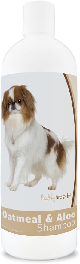 Healthy Breeds Japanese Chin Oatmeal Shampoo with Aloe 16 oz