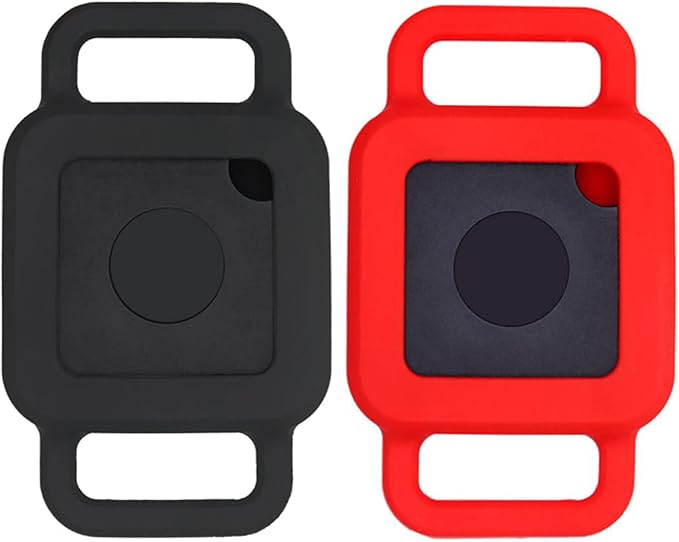 [2 Pack] Pet Cover Case for Tile Pro,Item Finder Holder for Tile Pro Tracker,Silicone Cat Collar Attachment Fit for Item Finders,Birthday Party Supplies Gift for Dogs Cats
