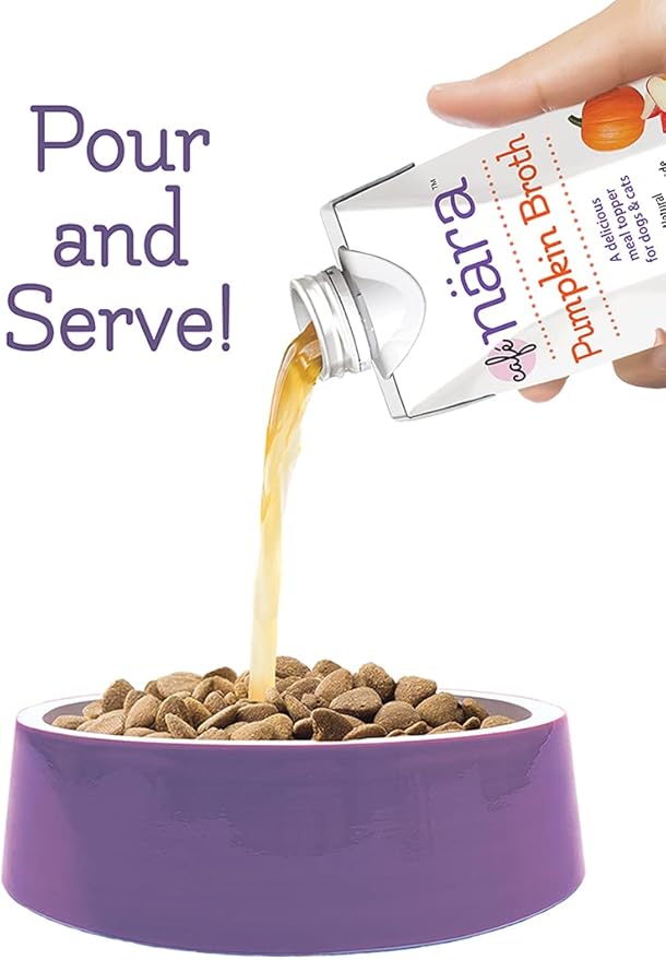 Café Nara Pumpkin Broth Meal Topper for Dogs and Cats - 1.1 lbs. (Pack of 4)
