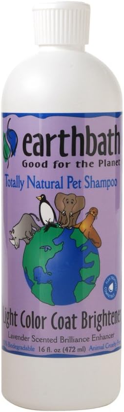 earthbath, Lavender Dog Shampoo - Coat Brightening Shampoo for Dogs, Deodorizing Dog Wash, Made in USA, Shampoo for Smelly Dogs, Cruelty Free Pet Shampoos - 16 Oz (2 Pack)