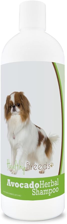 Healthy Breeds Japanese Chin Avocado Herbal Dog Shampoo 16 oz