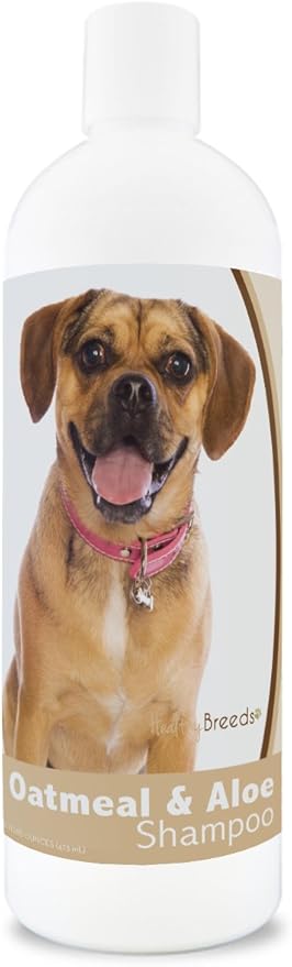 Healthy Breeds Puggle Oatmeal Shampoo with Aloe 16 oz