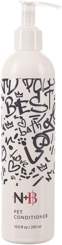N+B Pet Shampoo & Conditioner | for All Breeds and Hair Types | Made Natural and Organic Ingredients | USA Made (Conditioner)