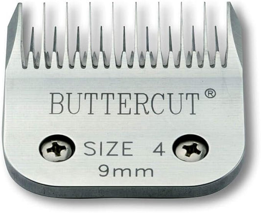 Geib Buttercut Stainless Steel Dog Clipper Blade, Size-4 Skip Tooth, 3/8-Inch Cut Length