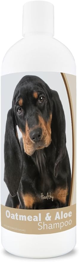 Healthy Breeds Black and Tan Coonhound Oatmeal Shampoo with Aloe 16 oz
