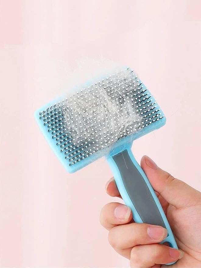 cepillo para pelo de perros y gatos (BLUE)