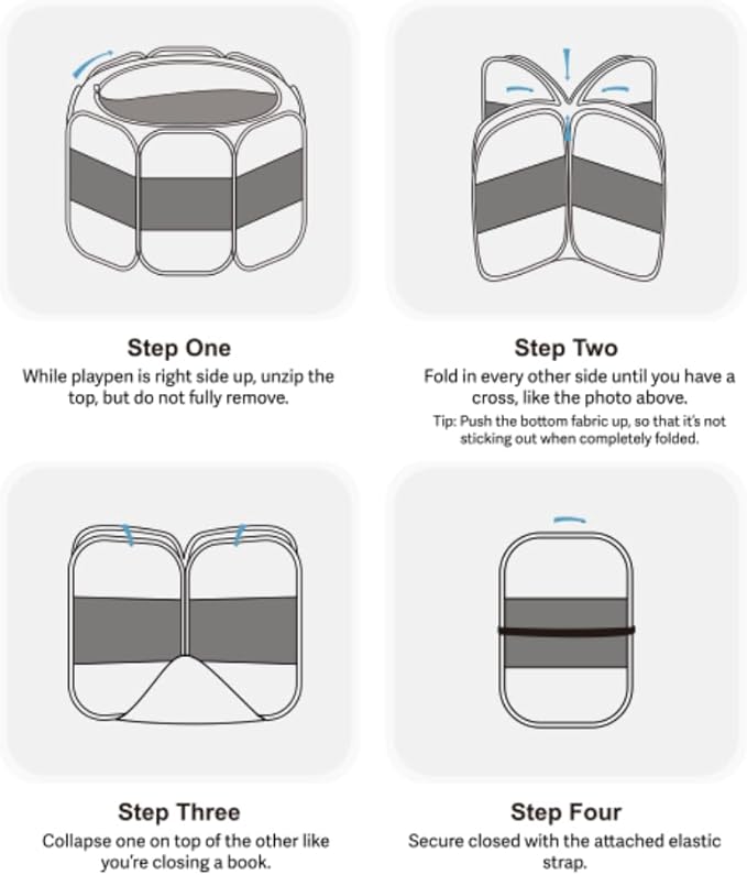 BeanJo Pet Supply Co. Foldable Portable Pet Playpen, Mesh Sides, with Carry Bag (Medium (18 * 25.5 * 25.5)) Dog, cat, Small Animal Enclosure, Safe for Outdoor use.