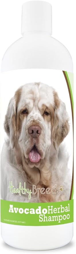 Healthy Breeds Clumber Spaniel Avocado Herbal Dog Shampoo 16 oz