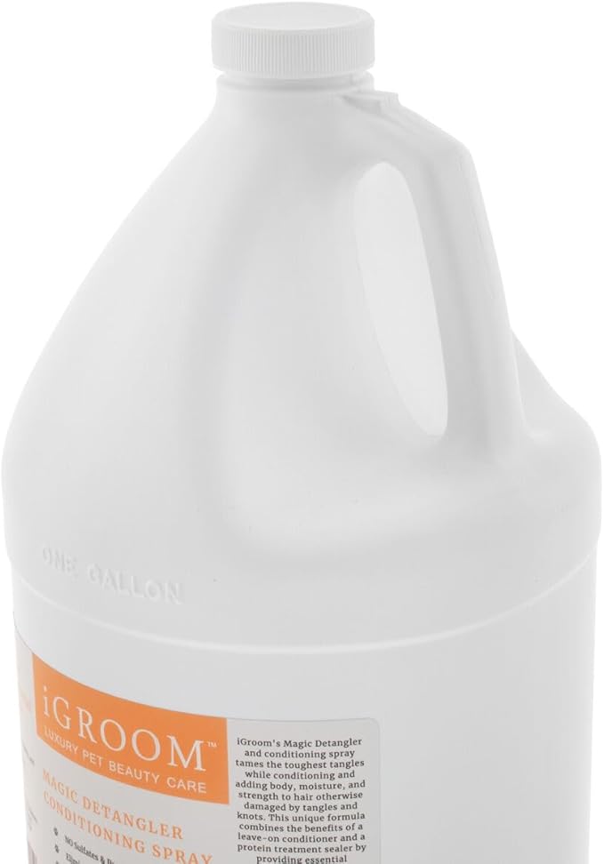 iGroom Magic Detangling Dog Conditioning Spray, Luxury Pet Beauty Care, Protein Sealer, Condition and Moisturize, Made in USA, 1gal