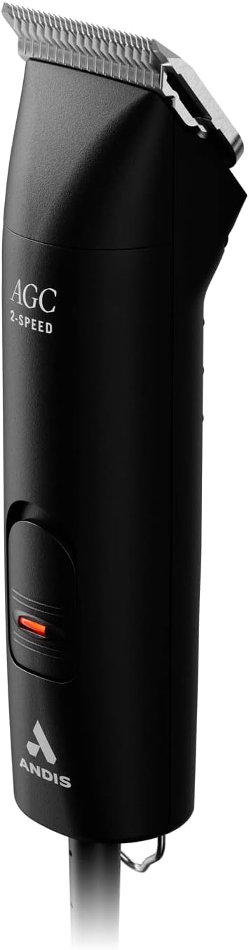 Andis 24675 UltraEdge 2-Speed Detachable Blade Clipper – Runs Cool & Quiet, Designed with Two-Speed Rotary Motor & Shatter-Proof Housing - For All Coats & Breeds - 120 Volts, Black
