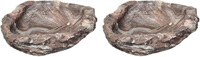 Fluker's Repta Bowl, Food and Water Bowl for Reptiles and Small Animals, Medium 6" (Pack of 2)