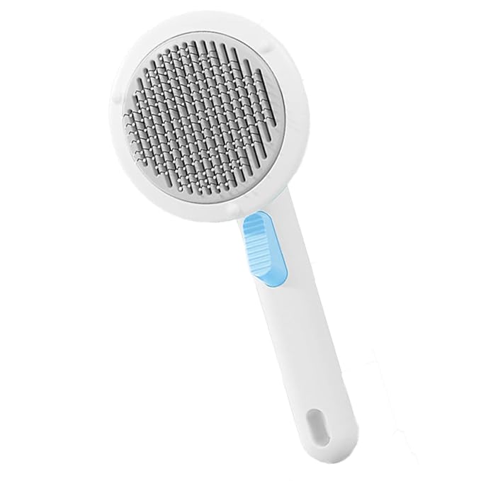 Cat Grooming Brush Pet Comb Hair Removal Dog Cat Hair Removal Comb Massage Self Cleaning Comb Cleaning