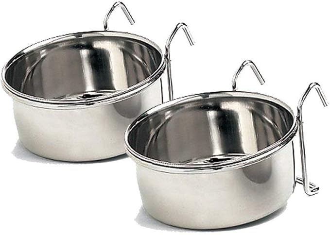 Ethical Stainless Steel Coop Cup For Dog, 10-Ounce [2-Pack]