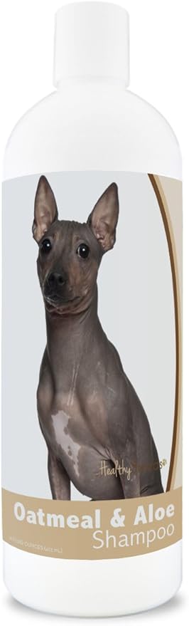 Healthy Breeds American Hairless Terrier Oatmeal Shampoo with Aloe 16 oz