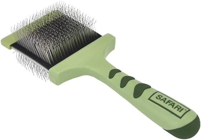 Coastal Pet Safari Dog Flexible Slicker Brush - Dog Brush for Shedding - Undercoat Rake and Grooming Brush for Small and Medium Dogs - Small