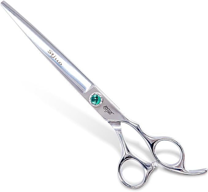 Dog Grooming Straight Scissors 7 inch Professional Pet Shears Made Of Japanese Advanced Stainless Steel Professional Grooming Scissors for Dogs Cats and Other Pets