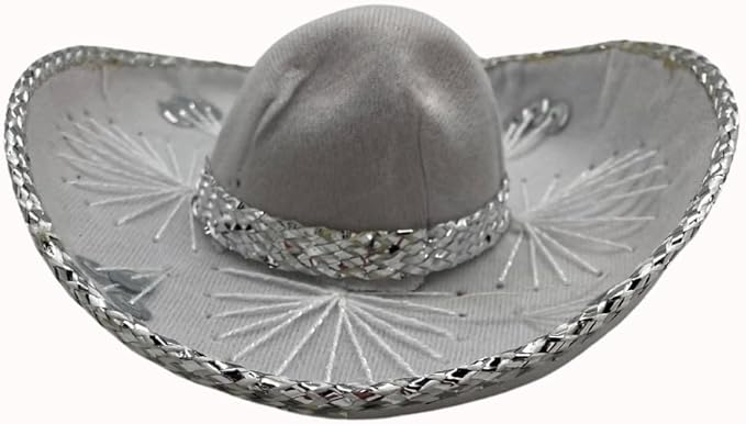 Mini Mariachi Hat 6 inch Black Sombrero for Fiesta Themed Parties for Small Dog/Cat Costume