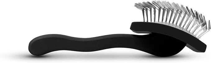 Chris Christensen Ice on Ice Detangler & Finishing Spray Adds Elasticity & Strength + Big K Slicker Large Brush for Detangling and Fluffing