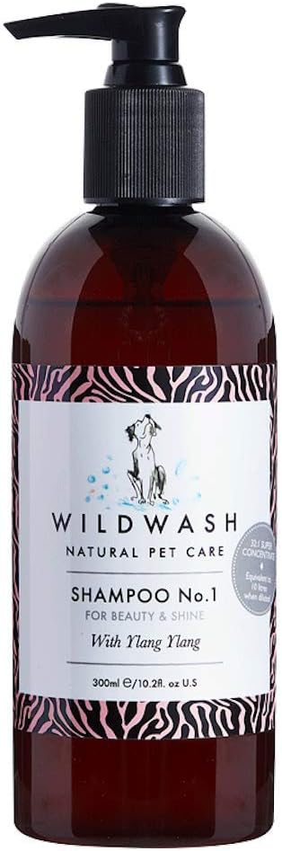 PRO Dog Shampoo No. 1 Ylang Ylang - Made in UK Natural Pet Care by Andrew Cooper - 10.2 fl oz (Dilutes to 2.6 gallons)