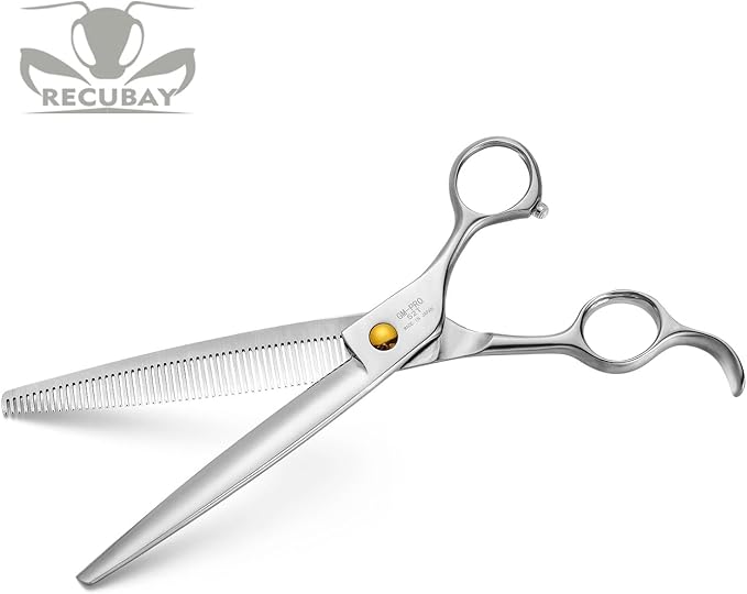 7.5" Thinning Dog Shear - Professional Blender Scissors for Medium Large Dogs, 35% Thinning Rate