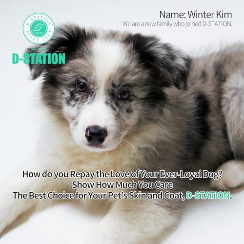 D-STATION PDRN Dog Shampoo Contains Ingredients Such as PDRN and Oatmeal, which Help Improve Skin Health, Moisturize, Relieve Itching, Prevent Odor, Provide Shine to The Coat. 16.9 oz