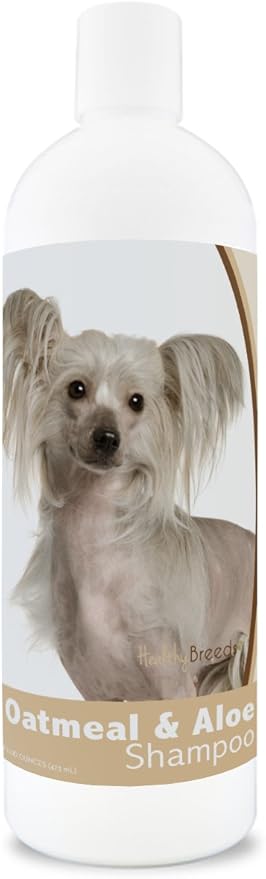 Healthy Breeds Chinese Crested Oatmeal Shampoo with Aloe 16 oz