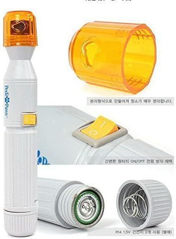 Battery Powered Safe Auto Electric Pet Nail Clippers Trimmer Dog Cat Gentle Claw Paw Care Grinder Grooming Drill File Kit Nail Gentle Filing Wheel Shedding Manicure Pedicure Tool Set