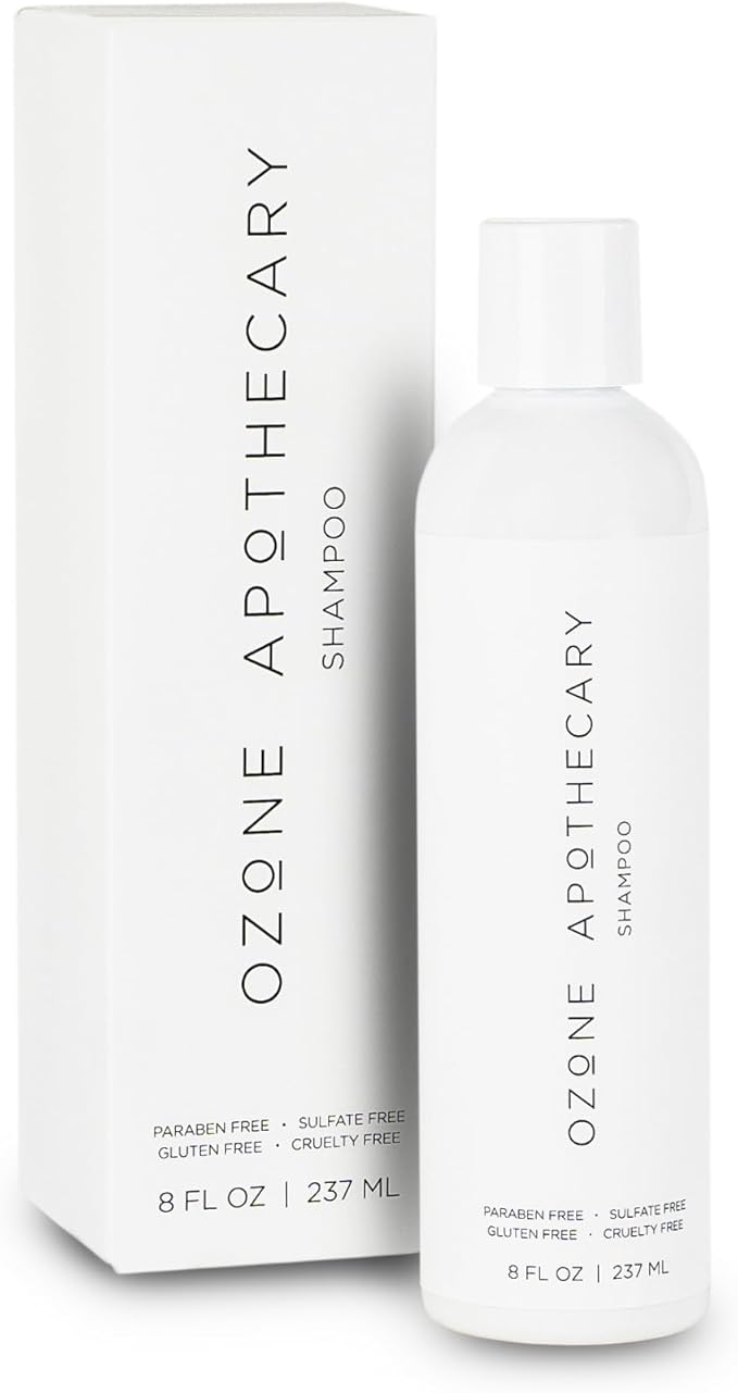 Pet Ozone Shampoo | Ozone Infused Argan Oil Pet Shampoo | Natural Cleanser for Animal Skin and Fur | Ozonated Wash for Dogs & Cats