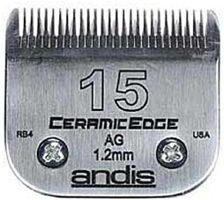 Andis Stainless Steel Pro Quality Grooming Ceramic Edge Clipper Blades Choose Size !(# 40 = .25mm)